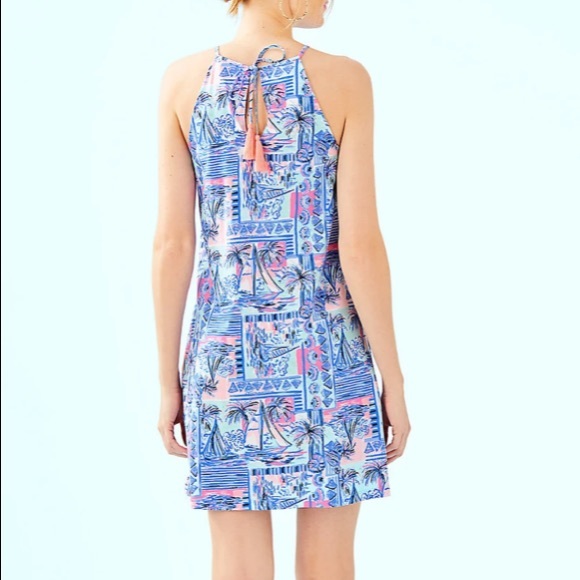 NWT Lilly Pulitzer Margot Dress Whisper Blue - Picture 2 of 5
